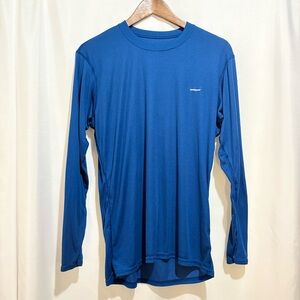 MENS PATAGONIA CAPILENE LONG SLEEVE BLUE‎ SHIRT SIZE LARGE
